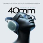 Zebronics Silencio 200T Wireless Headphones, Hybrid ANC 48dB, Upto 100Hrs Playback, 40mm Drivers, Dual Mic ENC, BT v6.0, Gaming Mode, Dual Pairing, Touch Controls, App Support, AUX, Blue - Image 2