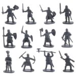 CALANDIS® 200/Set PVC Ancient Soldier s Toy Action Creative Gifts Gray | TV, Movie & Video Games | Action s