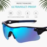 Dervin Non Polarized Oversized Sports Sunglasses for Men Women, Outdoor Cricket Cycling Hiking Fishing Sunglasses - Image 8