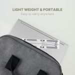 Laptop Stand Adjustable Foldable Metal Laptop Riser Portable Notebook Stand with Multi Angle Positions Desktop Laptop Holder Stand for Desk Use - Image 7