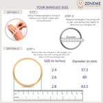 ZENEME Non-precious Metal Gold Plated and American Diamond Necklace Set & Bangles for Women & Girls - Image 6