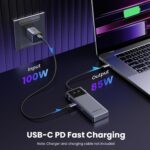 UGREEN Uno USB C Hub 6-in-1, 4K@60Hz HDMI, 10Gbps USB C & A Data, PD Ports | Type C Adapter for PC Tablet Phone Compatible with MacBook Air, iPad, iPhone 17/16/15 Pro and More - Image 6