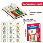 Smartivity Kids Montessori Slide Puzzle I Color & Pattern Matching Learning Toys for Kids 4-8 Years I Birthday Gift for Boys & Girls I Educational Activity I Travel Friendly I Wooden Puzzle - Image 5