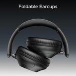 boAt Rockerz 650 Pro, Touch/Swipe Controls, Dolby Audio, 80Hrs Battery, 2Mics ENx, Fast Charge, App Support, Dual Pair, Bluetooth Over Ear Headphones with Mic (Iris Black) - Image 11