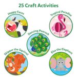 Skillmatics Paper Scissor Activity Book Snip Snip 25 Fun Cutting & Creative Activities for Preschoolers 2 Child-Safe Scissors Fine Motor Skills Craft Kit for Kids Ages 3, 4, 5, 6, 7 Multicolour - Image 6