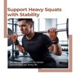 Lifelong Leather Weight Lifting Straps with Wrist Support | Grip Straps for Weight Lifting | Wrist Band for Workout | Fitness Accessories for Men & Women | Home Workout Equipment - Image 4