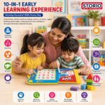 Storio Intelligence Book Sound Book for Children, English Letters & Words Learning Book, Fun Educational Toys. Activities with Numbers, Shapes Learning Book for Toddlers - Image 10