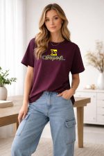 London Hills Women Cotton Printed T-Shirt Combo Pack of 3 | Loose Fit Half Sleeve Round Neck Graphic Tees for Girls & Ladies | Women’s Western Tops | Cute Trendy Print Summer Fashion T-Shirts - Image 9