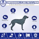 Flea and Tick Collar for Dogs & Cats | 8-Month Adjustable Waterproof Collar | Natural & Safe Protection Against Fleas, Ticks, Lice & Parasites | Puppies & Adult Pets - Image 5