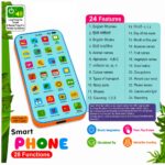 Amitasha Educational Phone Toy for 2-12 Years Kids Rechargeable 28 Modes Talking Baby Smart Phone Mobile Toy for Boys Girls Birthday Gift - Image 2