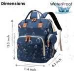 Aavjo , Baby Diaper Bag for Mother, Maternity Backpack, Baby Travel Bag, Waterproof Diaper Pouch - Image 2