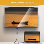 BLACK CROWN VGA to VGA Cable 3M, Computer VGA Monitor Cable 1080P Full HD Male to Male Cord HD, Engineering Brade Cord 3M for Computer PC Monitor Laptop TV Projector and More. - Image 4