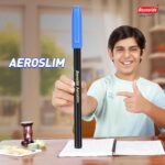 Reynolds AEROSLIM Ball Pen SET - 70 PENS (60 BLUE, 5 Black, 5 Red) | PEN WITH COMFORTABLE GRIP |BALL PENS FOR WRITING | PEN FOR STUDENTS & OFFICE STATIONERY | 0.7 mm TIP SIZE - Image 6