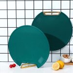 Antibacterial Double-Sided Circle Chopping Board Thickened Chopping Block Kitchenware Durable Round Vegetable Non-Slip Kitchen Cutting Serving Chopping Board Block - Image 8