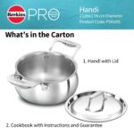 Hawkins 2 Litre Triply Stainless Steel Pro Handi | Induction & Gas Compatible | No Burning | Even Heating | with Stainless Steel Lid | Silver (PSH20S) - Image 12