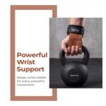 Lifelong Leather Weight Lifting Straps with Wrist Support | Grip Straps for Weight Lifting | Wrist Band for Workout | Fitness Accessories for Men & Women | Home Workout Equipment - Image 7