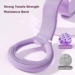 3 Pack Figure 8 Resistance Band Elastic Bands with Handles for Stretching Working Out Arm Back Shoulder Chest Exercise Rope Bands Fitness Equipment for Yoga, Pilates, Physical Therapy - Image 2