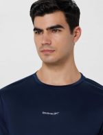 Reebok Men's Polyester Gym T-Shirt - Quick Dry Moisture Wicking Sports T-Shirt for Men | Workout Running Training Tshirt for Men | Half Sleeve Active Tee - Image 4