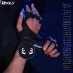 Hykes Gym Gloves for Men Workout Weightlifting Gym Gloves for Women Sports Gym Gloves with Wrist Support Breathable Exercise Hand Gloves Gym Accessories for Men Workout Premium Gloves for Gym Workout - Image 7