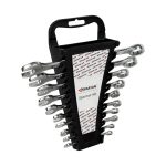 SPARTAN 10-Piece Combination Spanner Set | Carbon Steel Wrenches 6mm–19mm | Open & Ring End Design | Chrome-Plated Rust-Resistant Tools for Home Maintenance & DIY Repair Use - Image 2