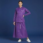 Goodluck Women’s Waterproof Skirt Suit Raincoat Set with Hood | Heavy Duty Rain Protection | Lightweight Windproof | Waterproof Nylon | Outdoor Rainwear for Travel Hiking Cycling - Image 7