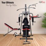Life Line 3 Station Multi Gym Machine for Home HG 300 Home Gym Machine All in One with Adjustable Bench, Hip Flexor, Dipping |72kg Weight Stack Home Gym Equipment All in One | Free Home Installation - Image 6