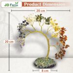 JD FRESH 200 Beds 7 Chakras Crystal Tree/Gemstone Feng Shui Tree for Good Luck/Positive Energy and Meditation Spiritual for Good Luck/Handmade Showpiece for Home Décor/Living Room/Office and Gifting - Image 3
