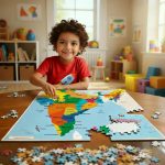 Play & Learn Funskool India Map, Jigsaw Puzzle Game for Kids, 104 Pieces, Educational, Learning & Development, Fun Activity Toy for Childrens, Gift Set for Kid, Age 6+ Years - Image 4
