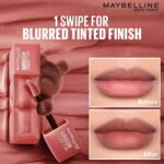 Maybelline New York Superstay Teddy Tint, Lip and Cheek Color, Heart Locket | Blurred matte that lasts up to 12H | Transferproof Lip Tint - Image 6