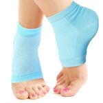 Silicone Gel Heel Pad Socks Heel Pain Relief Anti Crack Silicone Gel Heel And Foot Protector Moisturizing Socks for Foot Care, leg pain relief (GEL HEEL SOCKS)
