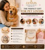 Personalized Pet Name Necklace for Dogs & Cats | Custom Pet Name Charm Necklace | Adjustable Gold Plated Pet Jewellery | Customized Gift for Pet Lovers - Image 2