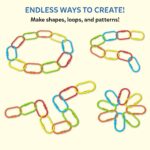Skillmatics Connectable Learning Link Toy for Toddlers – Fun & Educational Snap-Together Toy for Babies, Fine Motor Skill, Hand-Eye Coordination & Early Learning, Gift for Ages 10–24 Months, 15 Links - Image 3
