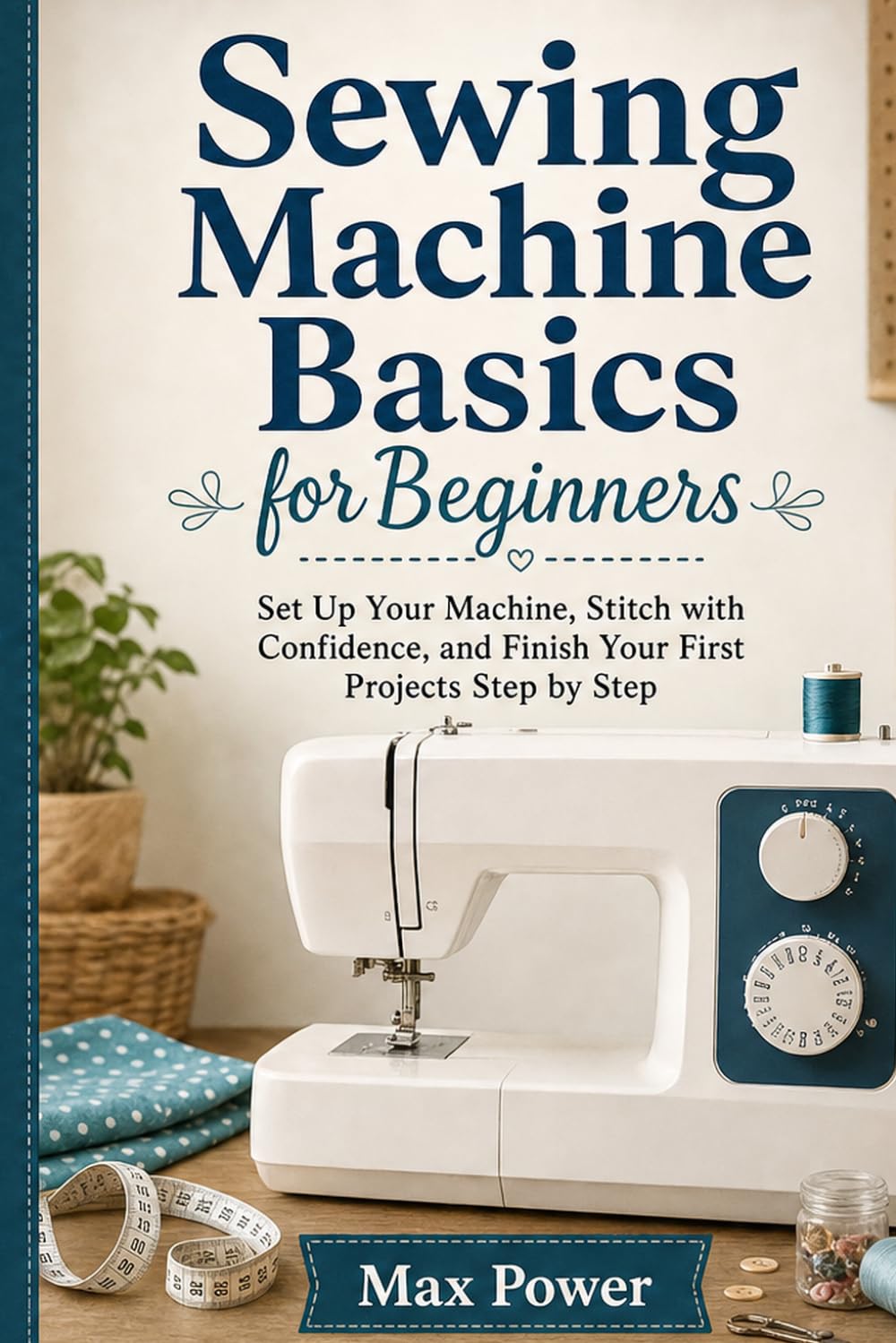 71tXHMZ4L._SL1499_.jpg Sewing Machine Basics for Beginners: Set Up Your Machine, Stitch with Confidence, and Finish Your First Projects Step by Step - Image 1