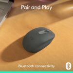 Logitech M196 Bluetooth Wireless Mouse, Compact and Portable Mouse for Laptops, Tablets and More, 12-Month Battery, Smooth Tracking, Compatible with PC and Mac, Windows and macOS - Graphite - Image 4