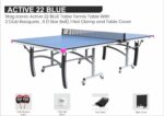 Stag Active 2023 Series Pro Table Tennis T.T Table, Full Size Premium Table with 7 Minute Quick Easy Setup, Ideal for Both Home and Club - 1 Table Top Cover,2 TT Rackets,6 Balls,1 Clamp Net - Image 9
