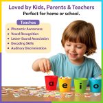 Skillmatics Phonics Sorter – Vowel Sorting & Early Reading, Montessori | Short Vowel Sounds, Phonemic Awareness for Preschool & Kindergarten, Educational Gift for Boys & Girls Ages 4, 5, 6, 7 - Image 5