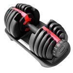 SLOVIC Adjustable Dumbbell 24kg | Dumbbells - Gym equipment for home workout | Dumbbell Set (24kg X 1) | Fitness Gym Dumbbells for Bench Press, Shoulder and Biceps| Anti Skid dumbles for all exercises