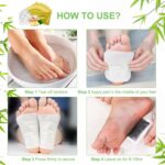 Kinoki Detox Foot Pads - Ginger & Salt Adhesive Patches for Foot Care, Body Cleansing, Pain Relief, Relieve Stress, Relaxation | Organic Natural Ingredients - Image 4