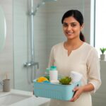 Xmart India Plastic Storage Baskets wardrobe organizer Multipurpose storage and organisers for Kitchen, Clothes,Toys, Office – Durable & Stackable storage box and organiser for Home & Kitchen(3 Pcs) - Image 5