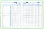 Tia Crafts Muster Attendance Register Book | Daily Employee, Time in/Out, Signature, Remarks Register | Office, Factory, School, Society & Business Attendance Record (2, 140 Pages) | Daily Employee Record, Time In/Out Log, Office & School Use, Signature Column, Factory & Business