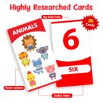 FunLearn Numbers Flash Cards for Kids, Educational Learning Toy, Early Counting Skills - Image 3