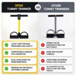 Spike Tummy Trimmer Yoga Pedal Puller for Home Gym Exercise - Resistance Band for Abs, Legs, Arms, Full Body Workout (Men & Women) - Image 4