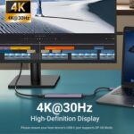UGREEN Revodok USB C Hub 5 in 1 with 4K HDMI, 100W PD, 3×USB-A Data Ports | Aluminium Type C Adapter for PC Laptop Tablet Phone Compatible with MacBook, iPad, iPhone 17/16/15 Pro Max and More - Image 3