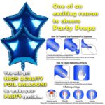 Party Propz Birthday Decoration Kit for Boys - Pack of 62, Blue Birthday Decoration Kit with Confetti Balloons, Bday Decorations for Husband, Blue Balloons for Bday Decorations for Boys - Image 6