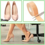 Stolenband® Waterproof Foot Care Sticker Heel Grip Tape Foot Care Protector Anti Slip Feet Pad Adhesive Heel Insole Cushion Shoe Tape for Skin Tape Bandages Pack of (2) - Image 6