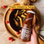The Gourmet Jar Klassic Ketchup 225g| 100% Natural, No Preservatives, No Artificial Colors, No Artificial Flavouring agent | No Refined Sugar| Low Calorie| No-trans-fat| Healthy| Made with Fresh Tomatoes| Homemade taste| Fresh & Tangy | Healthy Ketchup | Pack of 1 - Image 5