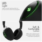 Zebronics Duke (2026 Upgrade) Wireless Headphone, BT v5.3, Upto 60 hrs Playback, 40mm Drivers, Deep Bass, ENC, Gaming Mode, Dual Pairing, LED Lights, Media/Volume Control, Call Function (Black) - Image 8