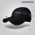 Nivia Aero Unisex Sports Cap, Lightweight Brick Dobby Weave Fabric, Built-in Vent Mesh Zones with Adjustable Strap for Outdoor Sports, Running, Training - Image 7