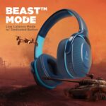 boAt Rockerz 425, ENx Tech, ASAP Charge, 25H Battery, Dual Pair, Stream Ad Free Music via App Support, Bluetooth Headphones, Wireless Over Ear Headphone with Mic (Oceana Blue) - Image 4