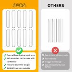 Silicone Self-Adhesive Rubber Bumpers – Clear Furniture Pads for Noise Reduction, Anti-Slip Protection – Ideal for Cabinets, Drawers, Table Tops, Doors, and Wall Guards (20 PCS) - Image 3